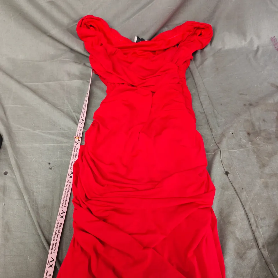 AX PARIS RED DRESS, UK SIZE 10