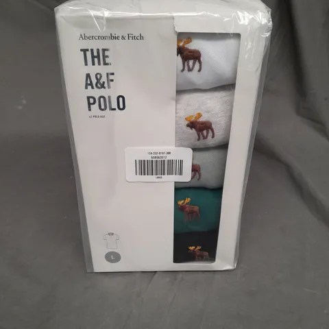SEALED ABERCROMBIE & FITCH THE A&F POLO IN VARIOUS COLOURS - LARGE