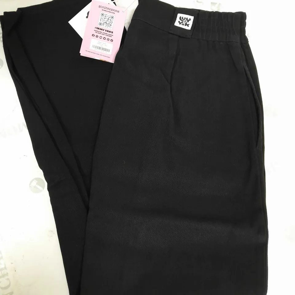 LUCY & YAK ADDISON TROUSERS IN BLACK - 34R