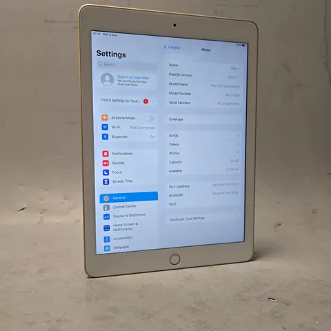 APPLE IPAD 5TH GENERATION 