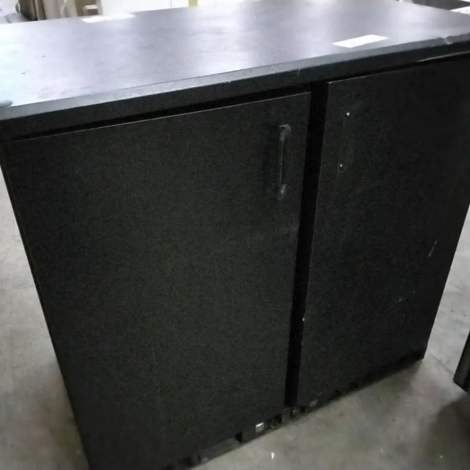 BLACK 2 DOOR REFRIGERATED UNIT 