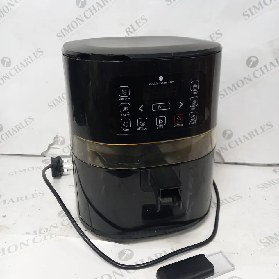 OUTLET COOK'S ESSENTIALS 4.0L AIR FRYER - BLACK