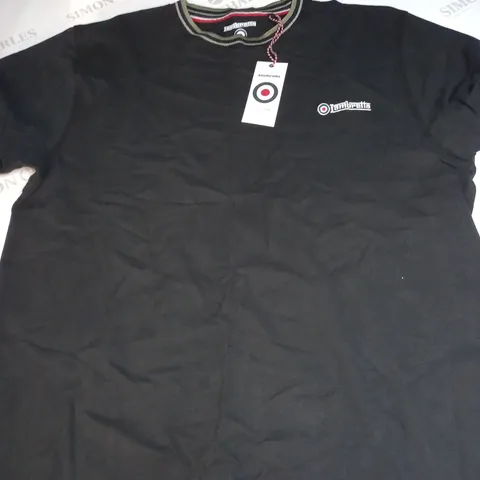 LAMBRETTA TWIN TIPPED PIQUE T-SHIRT SIZE XXL