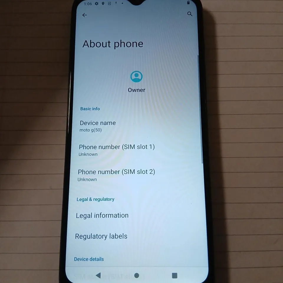 MOTOROLA MOTO G50 SMARTPHONE – BLACK