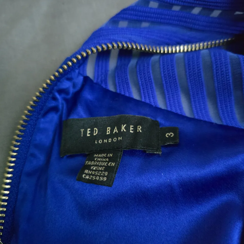 TED BAKER LONDON BLUE DRESS – KID'S, SIZE 3