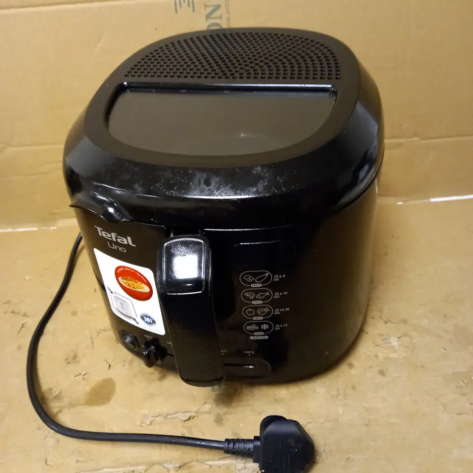 TEFAL UNO FF203840 DEEP FAT FRYER BLACK