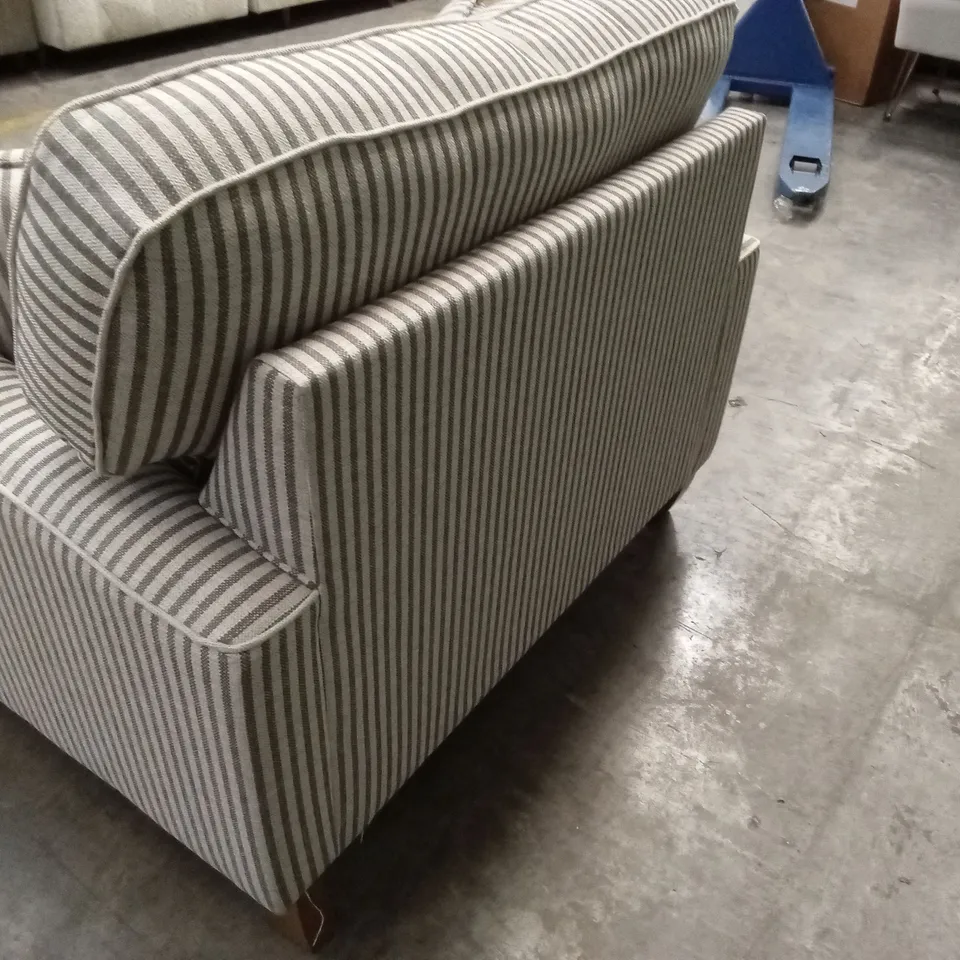 BAY STRIPE SNUGGLE CHAIR RRP £849