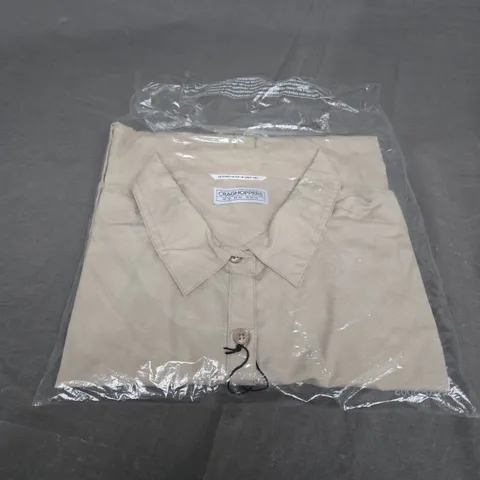 CRAGHOPPERS KIWI LS SHIRT DESERT SAND - UK 16