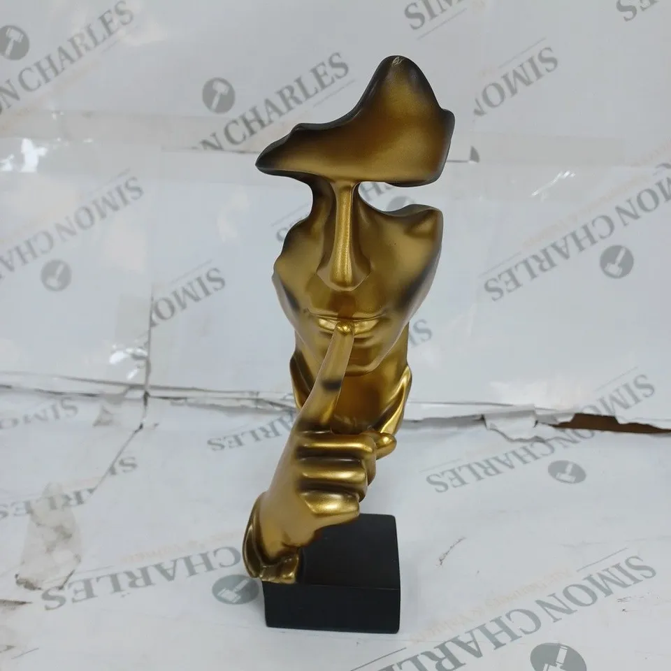 SILENCE IS GOLD DECORATIVE ORDAINMENT 