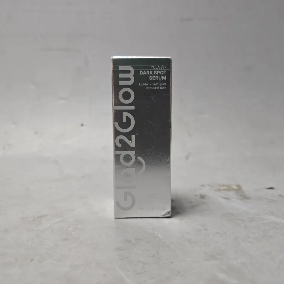 SEALED GLAD2GLOW YUJA 377 DARK SPOT SERUM 17ML