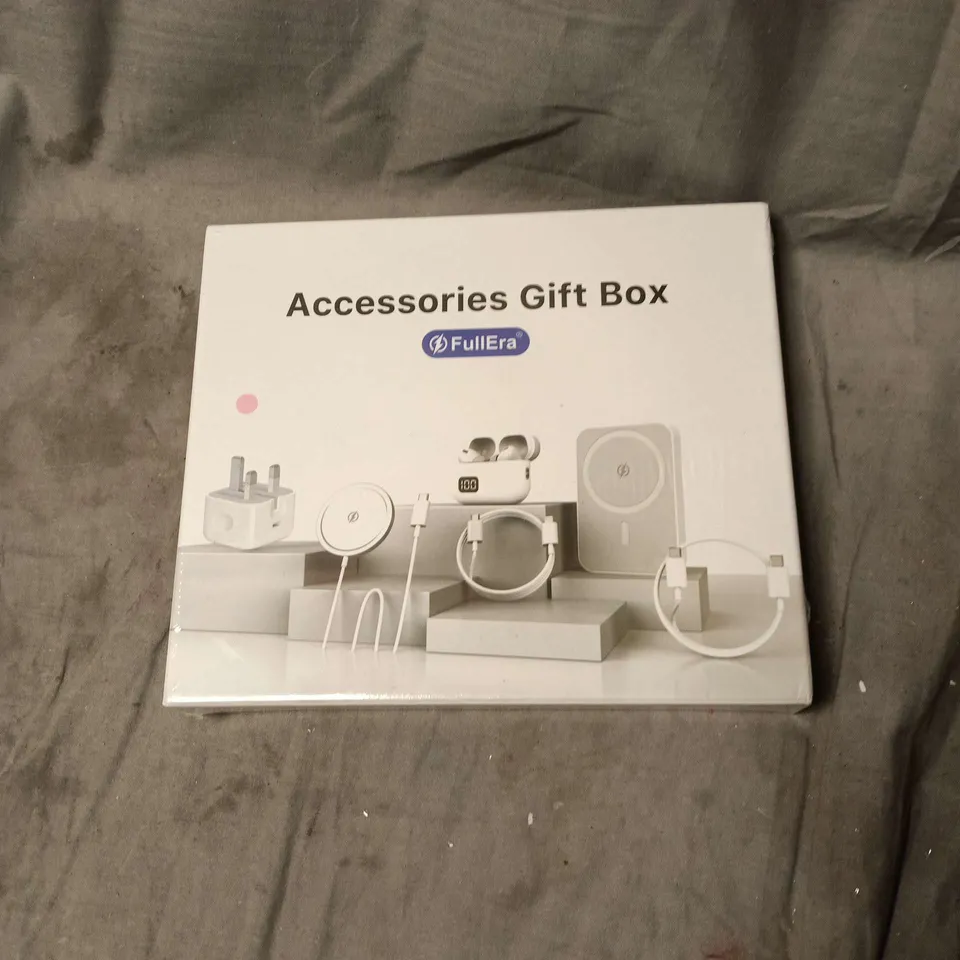FULLERA ACCESSORIES GIFT BOX – MAGNETIC POWER BANK, EARBUDS & CABLES (BOXED). SEALED