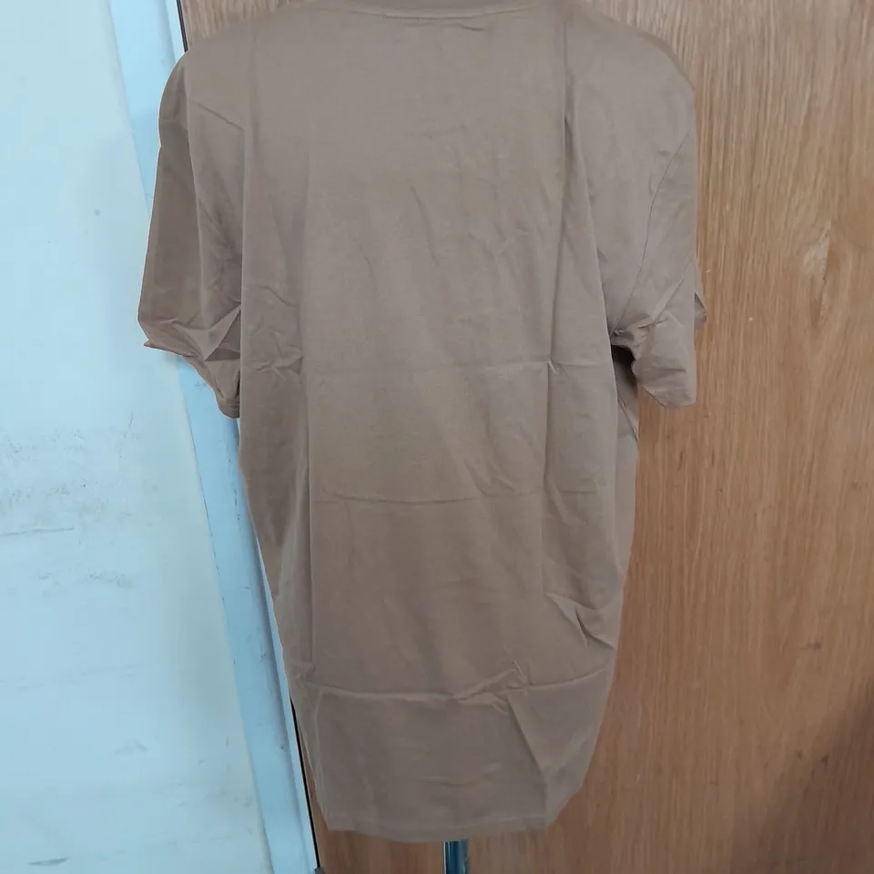 DEADSET KETTLEBELL CLUB SOFT TSHIRT IN BROWN SIZE XL