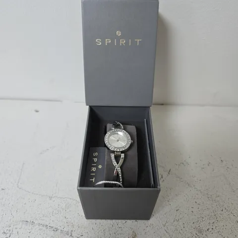 BOXED SPIRIT SILVER SPIRIT SP4035 26MM QUARTZ WATCH 