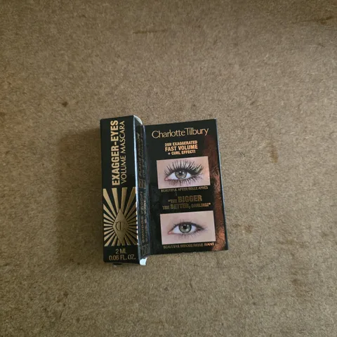 MASCARA DUO: EXAGGER-EYES VOLUME MASCARA AND CHARLOTTE TILBURY