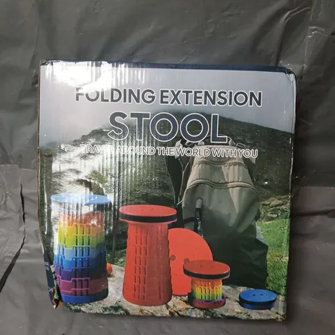 FOLDING EXTENSION STOOL