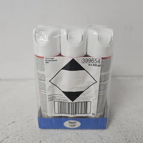 RAID ANT & COCKROACH KILLER 6 PACK (300ML)