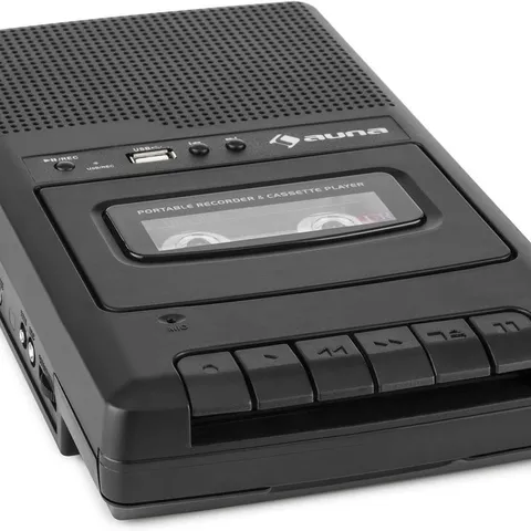 BOXED AUNA MG10 TAPE RECORDER WITH USB