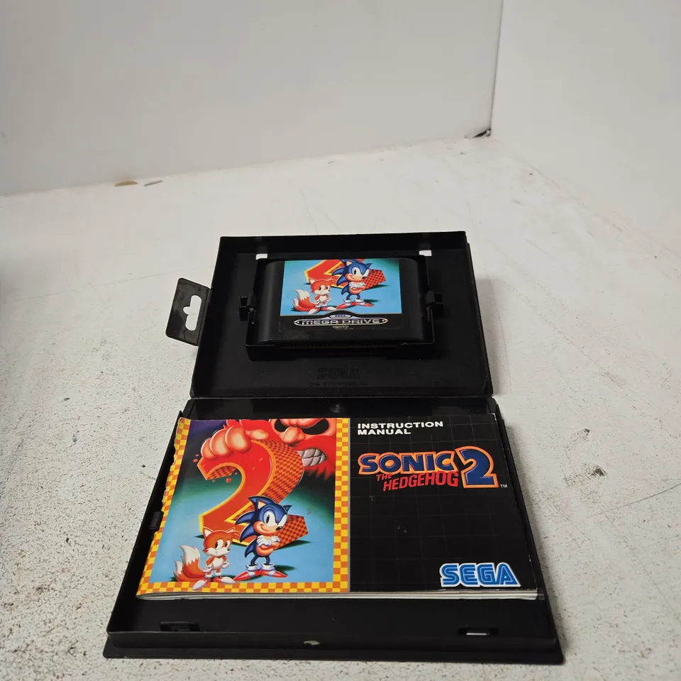 SONIC THE HEDGEHOG 2 – SEGA MEGA DRIVE 16-BIT CARTRIDGE WITH MANUAL