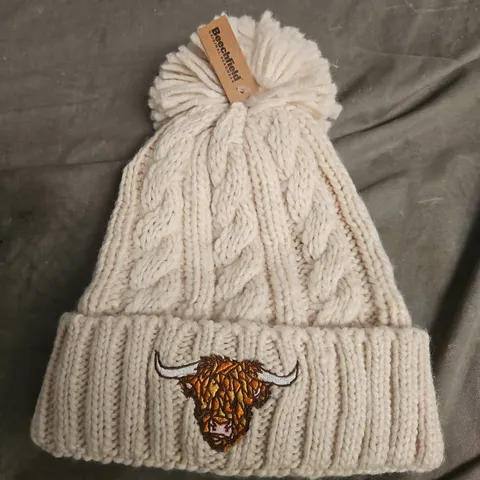 BEECHFIELD BEANIE HAT WITH LONGHORN EMBROIDERY