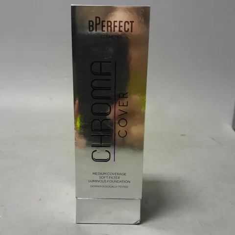 SEALED BPERFECT CHROMA COVER MEDIUM COVERAGE SOFT FILTER LUMINOUS FOUNDATION SHADE N4 30ML