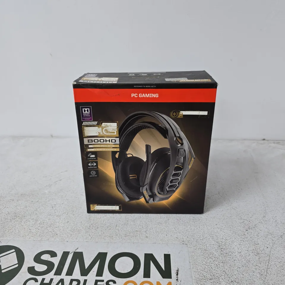 RIG 800HD GAMING HEADSET – BLACK