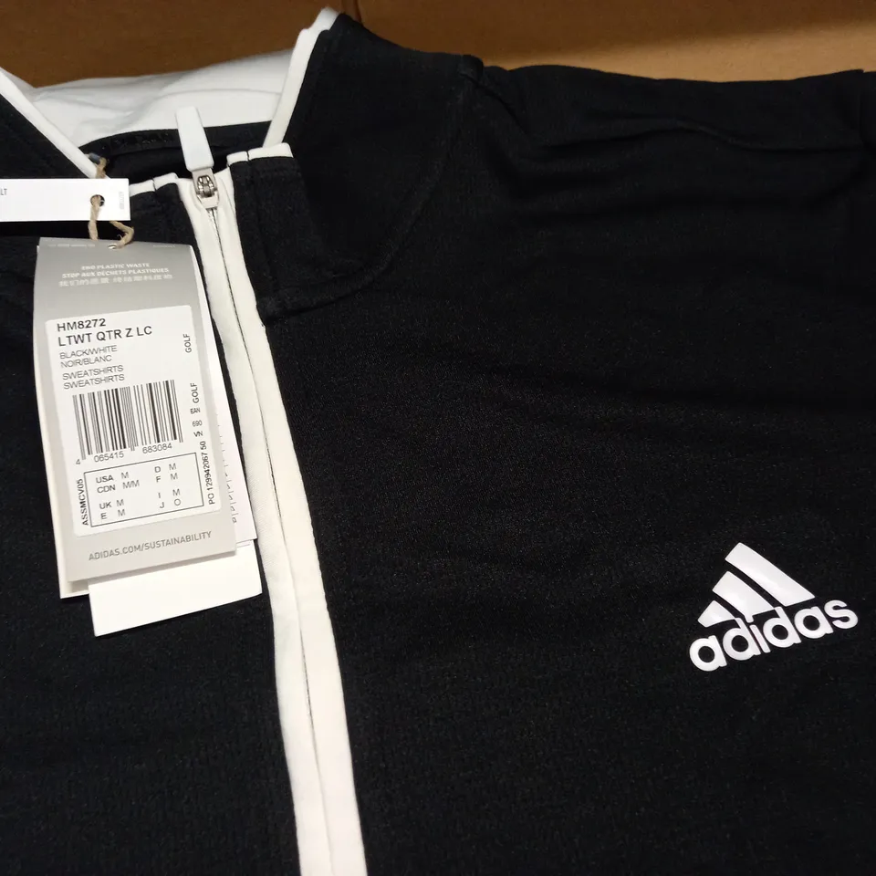 ADIDAS HALF ZIP TRAINING TOP - M