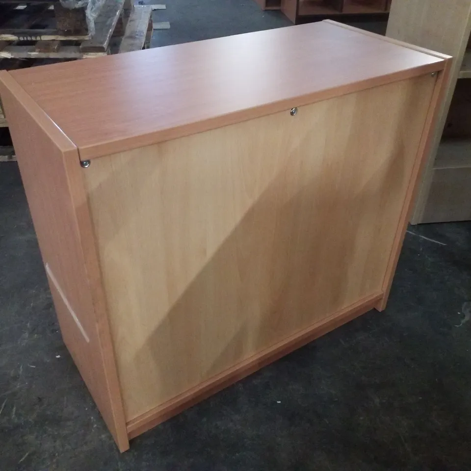 3 SHELF STORAGE UNIT IN BEECH 750×320×620MM