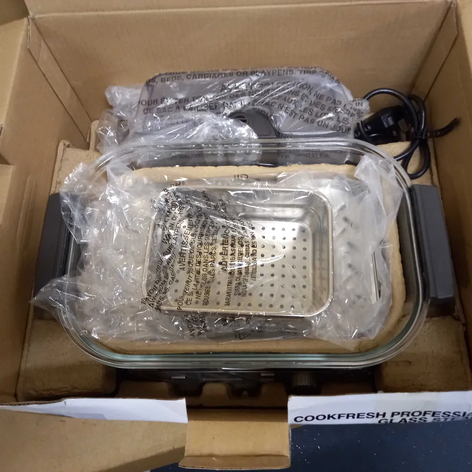 CUISINART PROFESSIONAL GLASS STEAMER | STAINLESS STEEL | STM1000U