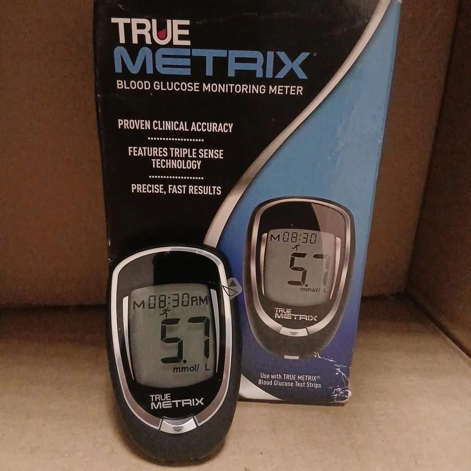 TRUE METRIX BLOOD GLUCOSE MONITORING METER – BOXED
