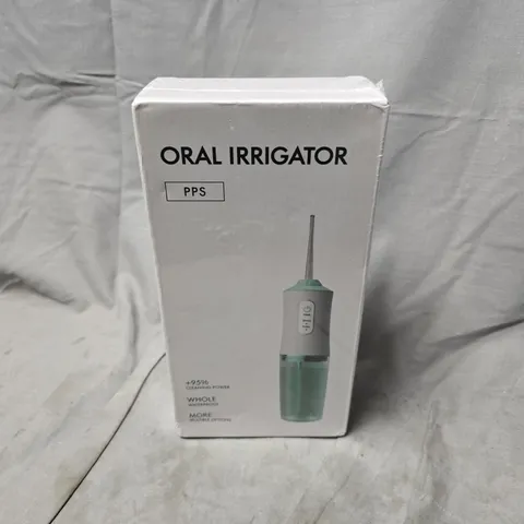 BOXED AND SEALED ORAL IRRIGATOR