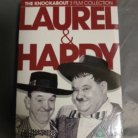 SEALED LAUREL & HARDY THE KNOCKABOUT 3-FIL COLLECTION