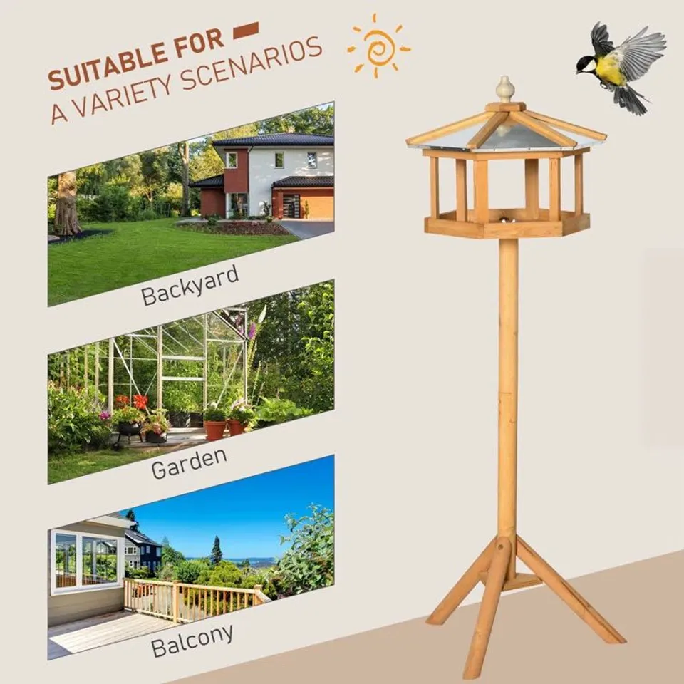 BOXED BARONVILLE GAZEBO BIRD FEEDER