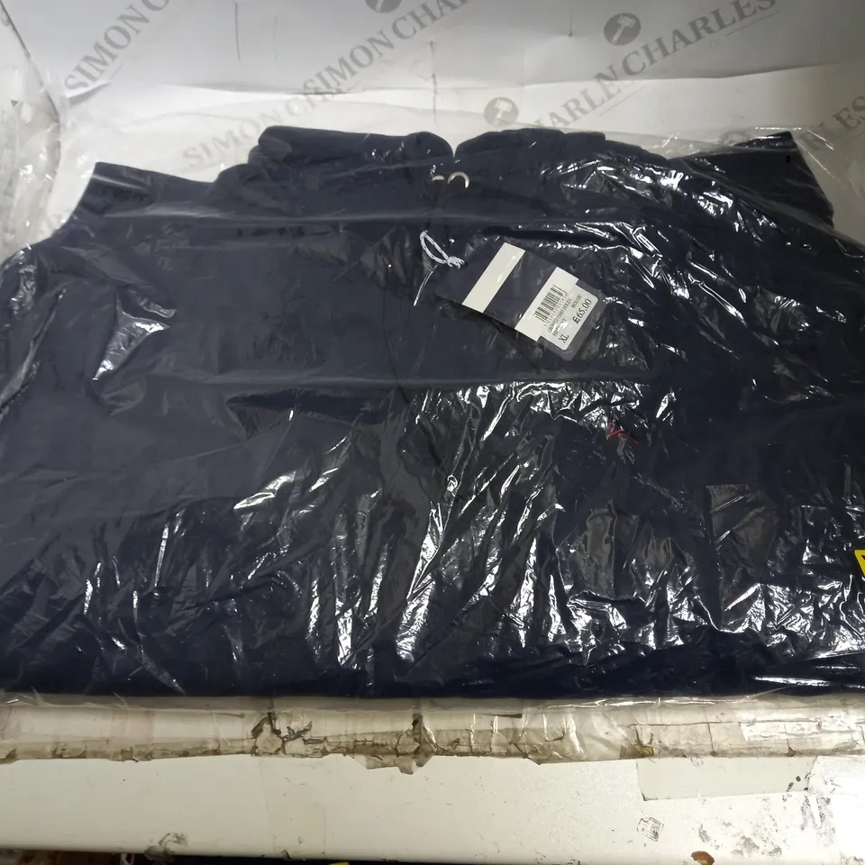 CREW CLOTHING COMPANY CROSSED OARS HOODIE, NAVY, XL