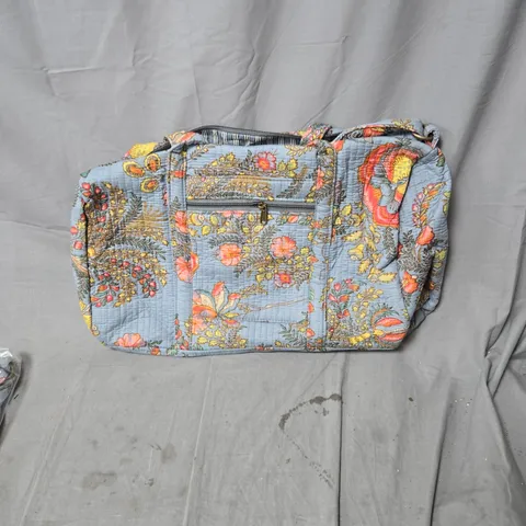 FLORAL TOTE BAG WITH LONG STRAP