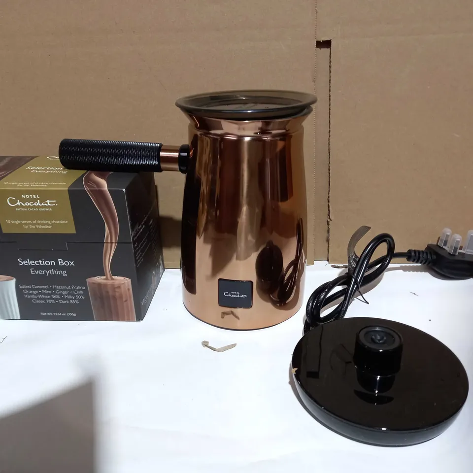 BOXED HOTEL CHOCOLAT VELVETISER - COPPER RRP £124.99