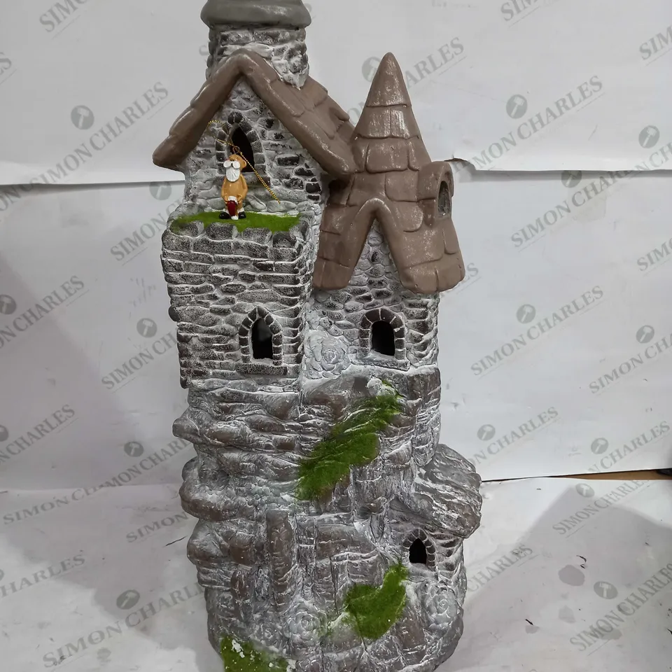MY GARDEN STORIES LED CASTLE GARDEN SCULPTURE
