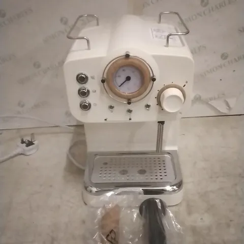 BOXED SWAN ESPRESSO COFFEE MAKER - COTTON WHITE