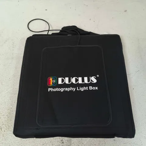 DUCLUS PHOTOGRAPHY LIGHT BOX – BLACK PORTABLE STUDIO ACCESSORY