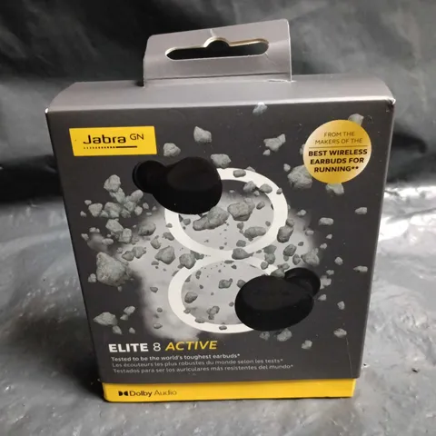 JABRA ELITE 8 ACTIVE WIRELESS EARBUDS – BOXED