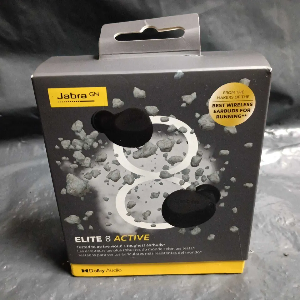 JABRA ELITE 8 ACTIVE WIRELESS EARBUDS – BOXED