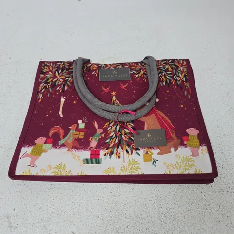 SARA MILLER LONDON TOTE BAG – FESTIVE PRINT
