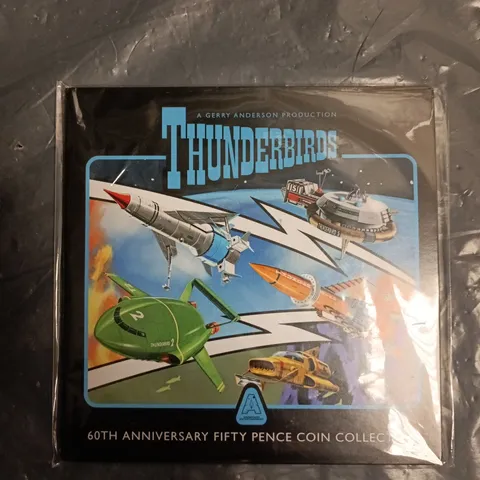 THUNDERBIRDS 60TH ANNIVERSARY FIFTY PENCE COIN COLLECTION