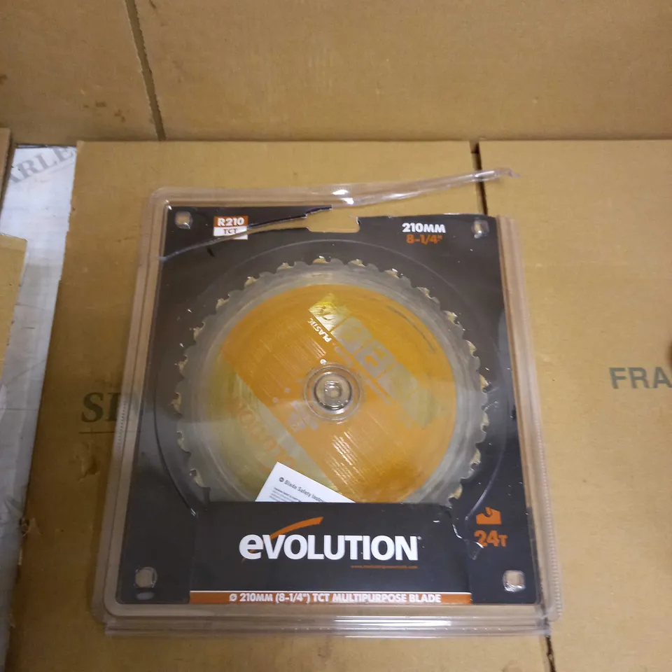 EVOLUTION POWER TOOLS R210TCT-24T  MULTI-MATERIAL TCT BLADE