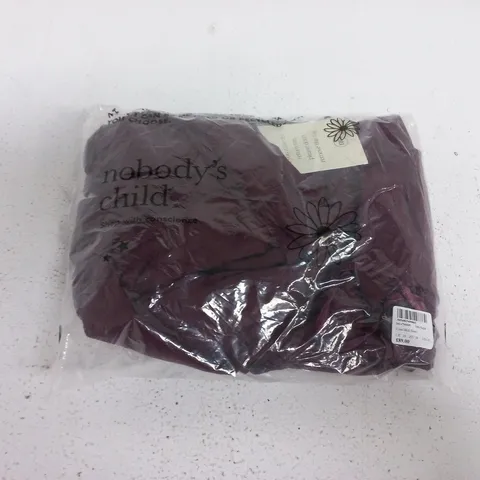 BAGGED NOBODYS CHILD CORA MIDI DRESS IN SOFTS PURPLE - UK 10