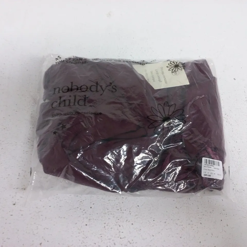 BAGGED NOBODYS CHILD CORA MIDI DRESS IN SOFTS PURPLE - UK 10