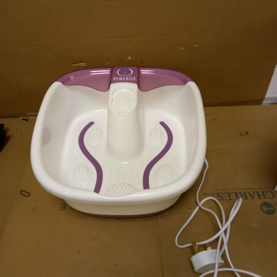 HOMEDICS BUBBLEMATE FOOT SPA AND MASSAGER