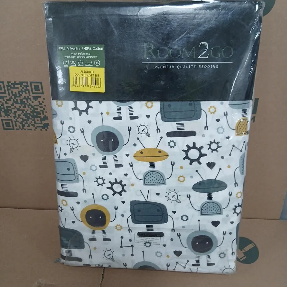 ROOM2GO PREMIUM BEDDING – DOUBLE DUVET SET (ASSORTED)
