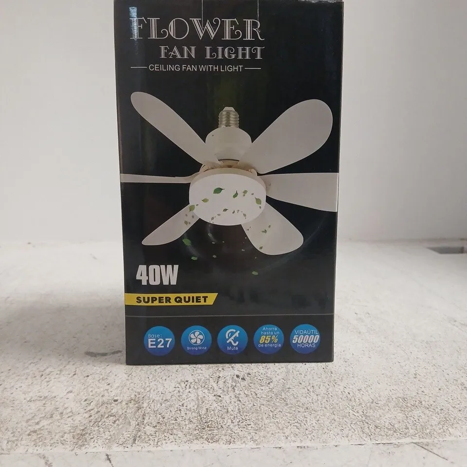 FLOWER FAN LIGHT CEILING FAN 40W E27