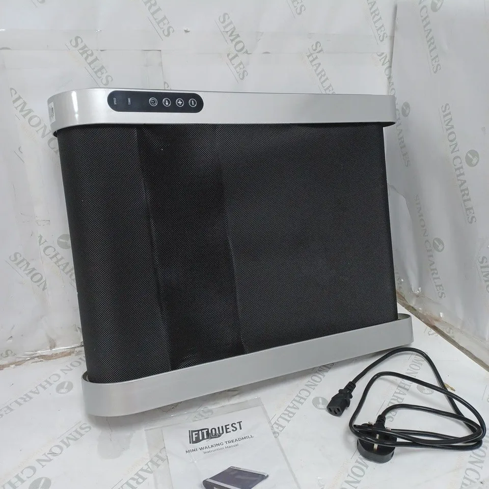 BOXED OUTLET FITQUEST TREADWELL WALKING TREADMILL - SILVER