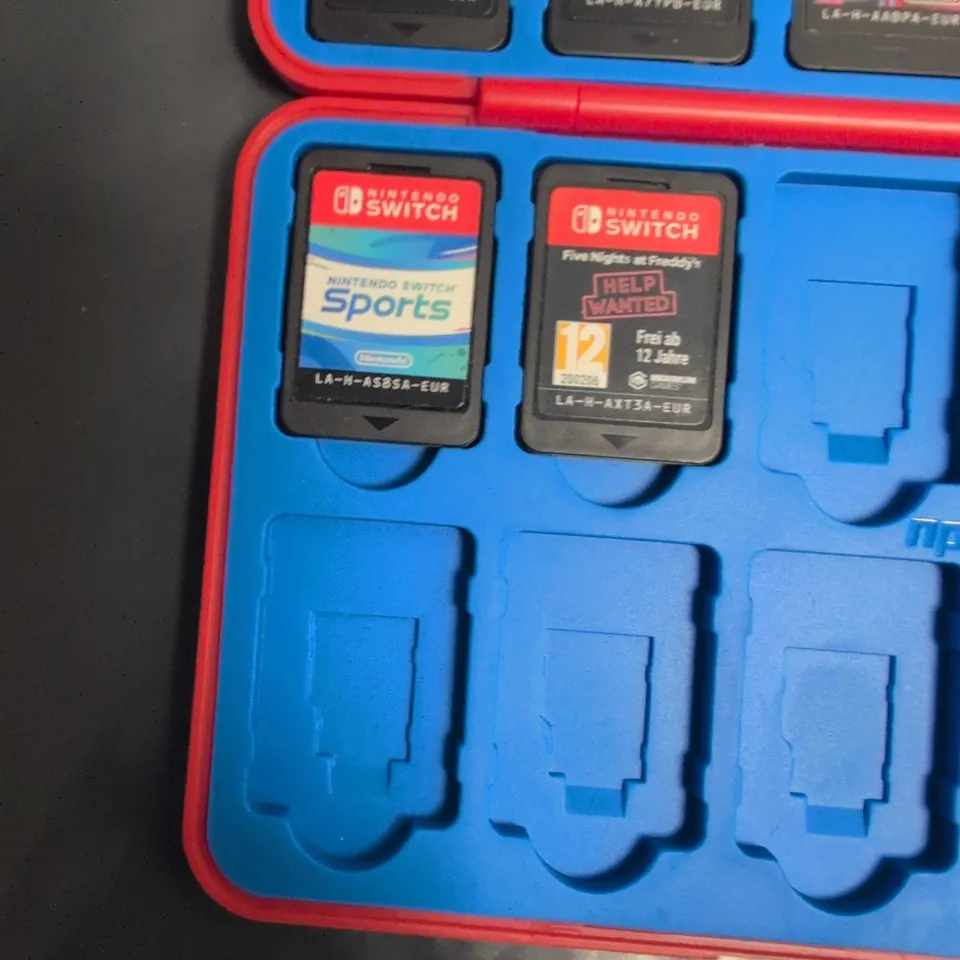 Nintendo Switch Game Cartridge Collection with Case